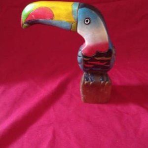 Vintage Tucan Carving